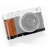 Amazon | Iborrys 高級レトロ実木 カメラグリップ 、対応 FUJIFILM